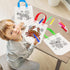 24 144 Pasimy Pieces Mandala Animals Coloring Goodies Bags with Makers Recycle Coloring Gifts Bags Color Your Own Totes
