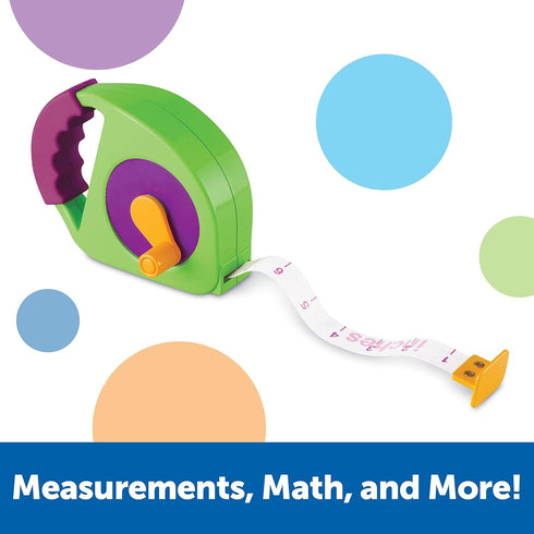 Counting Learning Resources Simple Tape Measure - Kids Construction Toys, Preschool Activities, Pretend Play