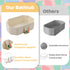 Wanchouse Collapsible Baby Bathtub for Newborn to Toddler, Foldable Toddler Bathtub with Drain Plug, Non-Slip Portable
