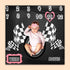 Racing Baby Monthly Milestone Blanket, Boy Racer Car Tires, Unisex 1 to 12 Months, Includes 4 Frames & 1 Headband