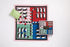 Galison Jonathan Adler Arcade Classic Bandana Game from Galison - Featuring Chic Printed Cotton Bandana Game Board, Includes 16 Wooden Game Pieces, 2 Dice, 1 Cotton Drawstring Pouch and Instructions