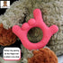 Set 3 3-6 6-12 of I Love You Silicone Hand Teether, Teethers for Babies Months, Soft Teething Toys Months bpa Free