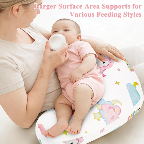 Pea Pod Nursing Pillow Cover, Soft Stretchy Nursing Cover for New-Designed Breastfeeding Pillow, Removable Feeding