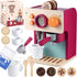 GAGAKU Wooden Coffee Machine Toy for Toddlers, Montessori Learning Toys for 3