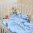 Cozy 30"x40", Soft Fleece Baby Blanket Heart Checkered Pattern Fluffy Plush Receiving Blanket for Newborn Infant