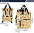 SUABO Backpack Donuts Ice Cream Bread Pattern Baby Diaper Bag Large Bag Waterproof Travel Diaper Bags for Moms and Dads