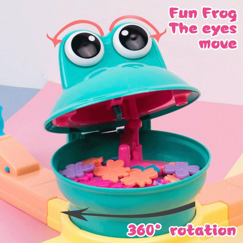 Classic Feed Frog Board Game - Multiplayer Athletic Game for Family and Friends, Fun Reaction Game