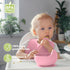 Set Silicone Baby Feeding | Baby Led Weaning Supplies Includes Suction Bowls and Divided Plates, Adjustable Bib, Baby