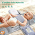 3-in-1 Anti Roll Diaper Changing Pad Mat with Swaddle Strap Portable Waterproof Foldable Travel Station Built