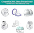 2PCS 19mm, S9/S12/S9Pro/S12Pro 24mm 19mm Flange Insert Compatible with Wearable Breast Pump Parts Replace, Pump