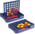 4 in a Row Connect Game - Travel Board Games for Kids Adults, 9 x 7.4 inches (Blue)