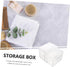 Wall-Mount Acrylic Towel Storage Box for Organized Spaces