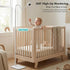 wochel Floor Stand for Nanit Pro Baby Monitor, Nanit Stand with Adjustable Height and Heavy-Duty Stable Base, Full