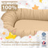 EAQ Portable Infant Lounger Nest for Newborns - Breathable & Soft Baby Cover