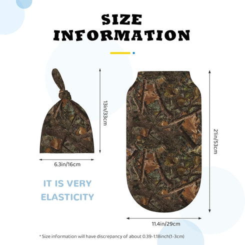 Camo Newborn Swaddle Blankets, Soft Baby Receiving Wrap Sleeping Sack for Boys & Girls