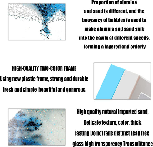 whimsyyy Moving Sand Art Liquid Motion Bubbler Flowing Sand Art Picture Desktop Sensory Calming Fidget Toy Voted Best