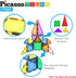 12pcs Set PTE03 PicassoTiles Magnetic Building Block Isosceles Triangle Magnet Tiles Construction Toy STEM Learning Kit