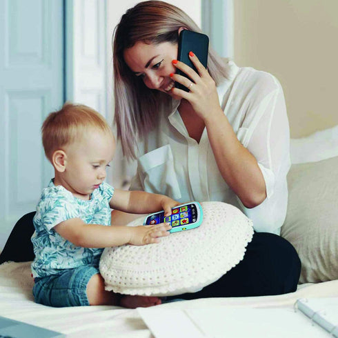 Baby Phone Toy with Record & Playback, Musical Interactive Learning Cell Phone for Kids 6+ Months