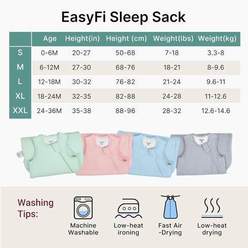 3-6 0-3 1.0 2-Way (2 Pack) Supersoft Rayon Made from Bamboo Sleep Sack Months Newborn Sleep Sack Months Tog Baby