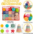 Springflower 3 in 1 Montessori Toys for Babies 0-3-6-12 Months, Soft Baby Teething Toys, Stacking Building Blocks for Infants, Sensory Developmental Education Toys for Toddler Baby 12-18 Months,23 PCS