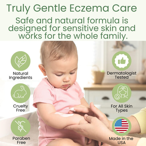 TruKid Kids Body Wash – Natural, Unscented Face, Body & Hand Wash for Sensitive Skin, 8 fl oz - NEA-Accepted for Eczema