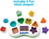 Kidoozie 9-24 Lights n Sounds Shape Sorter - Toddler Toy for Ages Months - Helps Develop Hand-Eye Coordination