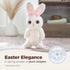 Bearington Bunni Big Head Bunny Plush, 8 Inch White Stuffed Animal
