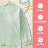 6-72 ARI MES Waterproof Long Sleeve Baby Bib for Eating-Dinosaur Pattern, Small-Toddler Smock with Catch-All Pocket
