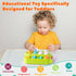 Cause and Effect Toy for Toddlers Age 1-3, Pop Up Dinosaur Sensory Early Learning Toy for Babies