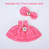 Buwesru 2Set 6.7IN/17cm Clothes for LABUBU, Premium Outfit with Miniature Accessories for ropa para Doll Collection