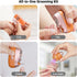 4-in-1 2 Set Electric Nail Clipper with LED Light Quiet Rechargeable Nail Grooming Kit, Grinder & Polisher, Speed, Nail