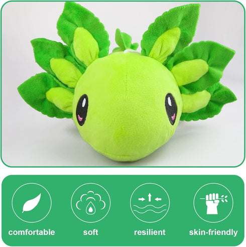 Axolotl Plush Toy, 14" Stuffed Animal, Salamander Doll Gifts for Boys Girls Birthday