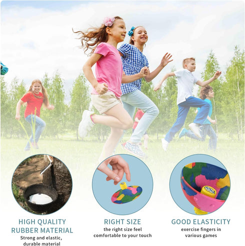 Bounce Bowls Camouflage - Bupduq Fidget Toy for Kids & Adults, Perfect for Stress Relief and Outdoor Games