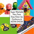 Cra-Z-Art 6 Colors Neon Washable Kids Paint Set, 2oz Jars