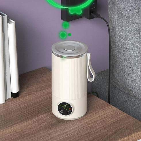 Portable Bottle Warmer & Mixer, Constant Temperature Portable Milk Warmer Automatic Mixer, Cordless Travel Bottle