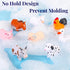 XY-WQ Bath Toys No Hole, for Infants 6-12& Toddlers 1-3, No Hole Bathtub Toys (Animal ?, 8 Pcs with Mesh Bag)