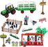 Liberty Imports Dairy Farming Toys Set with 23 Pieces, Farm Animals, Figures, and Accessories for Kids