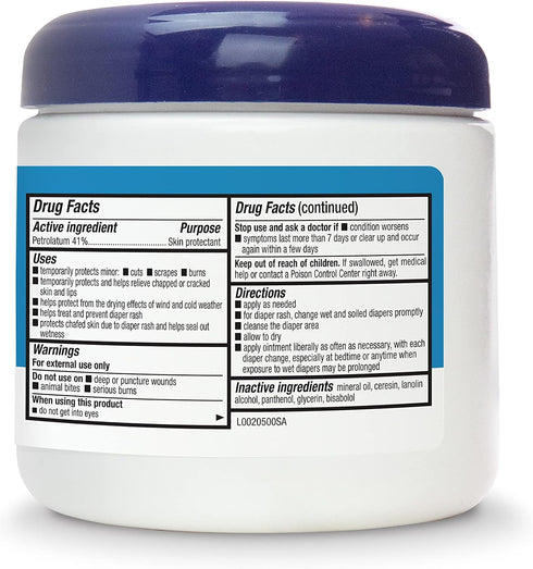 14 1-Pack Amazon Basics Healing Ointment for Babies, Skin Protectant for Dry or Cracked Skin, Pediatrician Tested