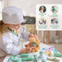 3 4 5 6 26 Playset Liberry Doctor Kit for Toddlers Years Old, Pcs Kids Doctor with Dog Toy, Stethoscope and Dress Up
