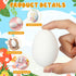 6 Halloscume Pcs Ceramic Chicken Nesting Eggs Easter Fake Chicken Eggs for Nesting Boxes Realistic Crafts for Hens