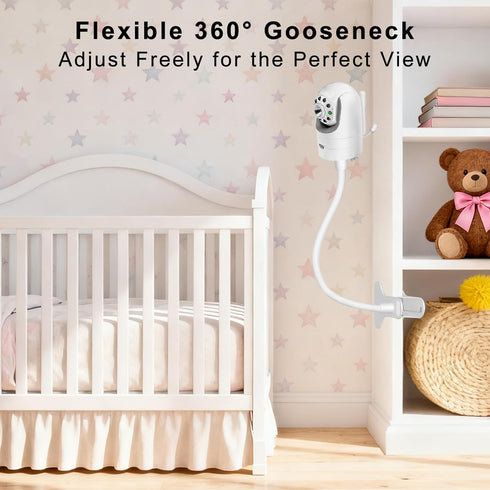 VIKOBESS DXR-8 DXR-8 Flexible Baby Monitor Mount for Infant Optics and PRO, Also Compatible with The Nanit Pro Smart