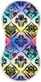 decor gift Cotton Newborns Burp Cloths Soft Touch Purple Silhouette Flower Black spit up
