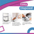 Pack 8 +1 30% of More Diaper Refill Liners Refills Compatible with DEKOR CLASSIC Diaper Pails Exclusive Extra Thickness