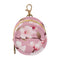 YETTASBIN Cherry Blossoms Portable Pacifier Holder Case with Metal Hook Buckle & Zipper