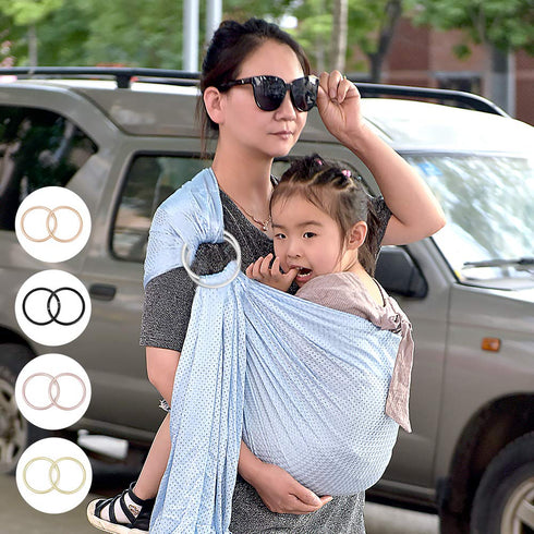 3 inch TOPIND Aluminum Rings for Baby Slings and Baby Carrier, Sling Rings Wraps Carriers Durable Anodized Aluminum