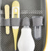 JTLB Set, Baby Grooming Kit, Hair Brush Nail Clipper Nose Cleaner Finger Toothbrush Scissor Manicure with Zippered
