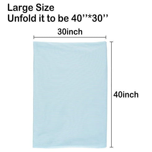 Viviland Jersey Swaddle Blanket, Ultra Soft Stretchy Receiving Blanket, Baby Boy, 40 x 30 inches, 2 Pcs
