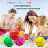 Dshengoo 12 Pcs 5 Inch Mini Basketballs, Colorful Rubber Inflatable Balls with Pump for Indoor Games