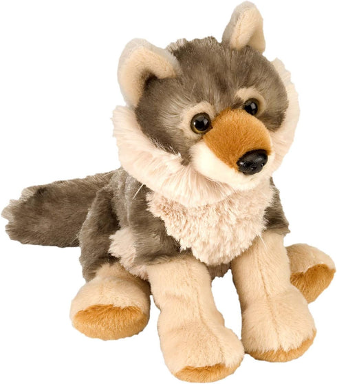 Wild Republic Wolf Plush, Stuffed Animal, Plush Toy, Gifts for Kids, Cuddlekins,