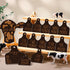 Maitys 14 Pieces Cow Baby Monthly Milestone Cards Rustic Wooden Ornament Herd Signs Cattle Newborn Photography Props